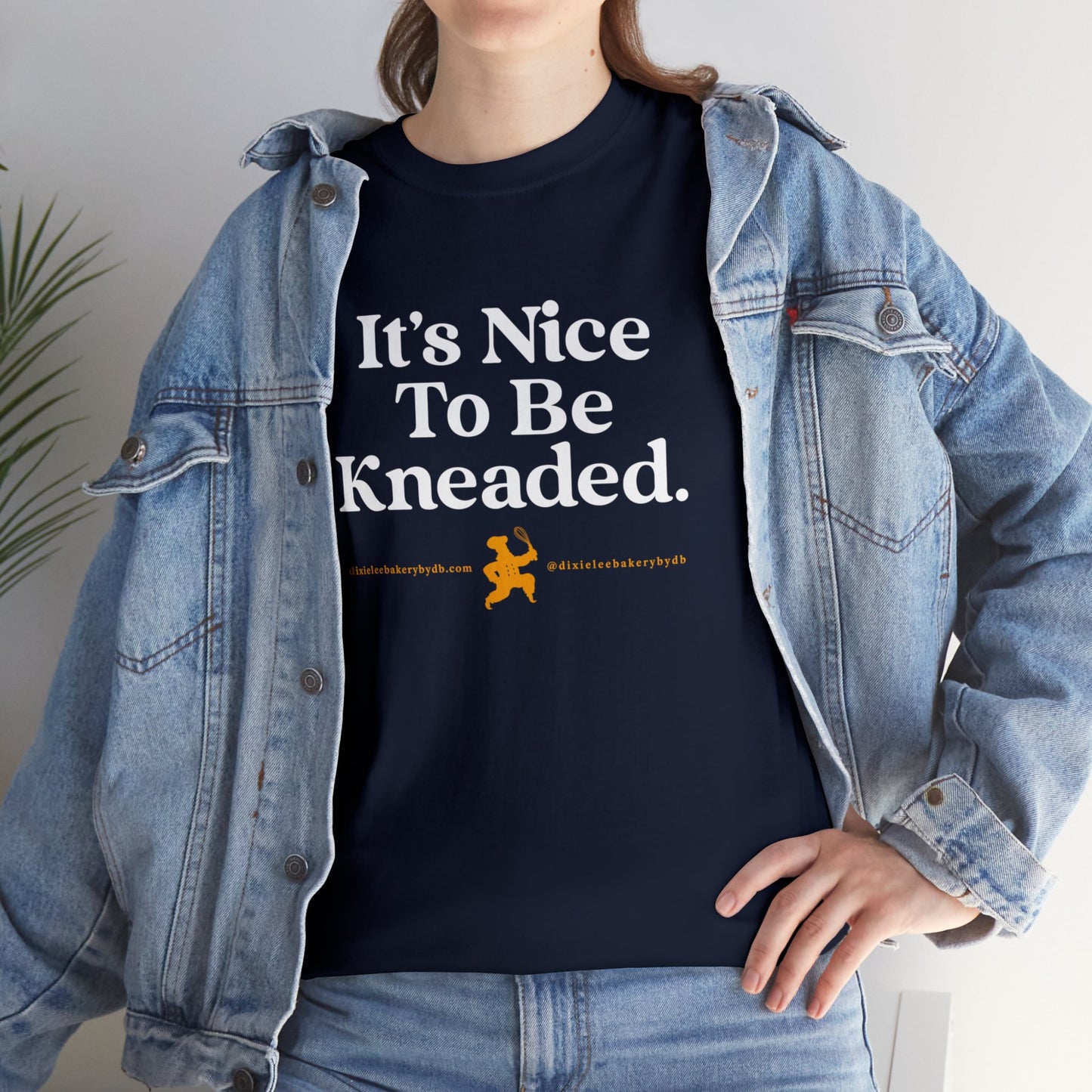 It's Nice to be "Kneaded" -- Chef David Burke Unisex Heavy Cotton Tee