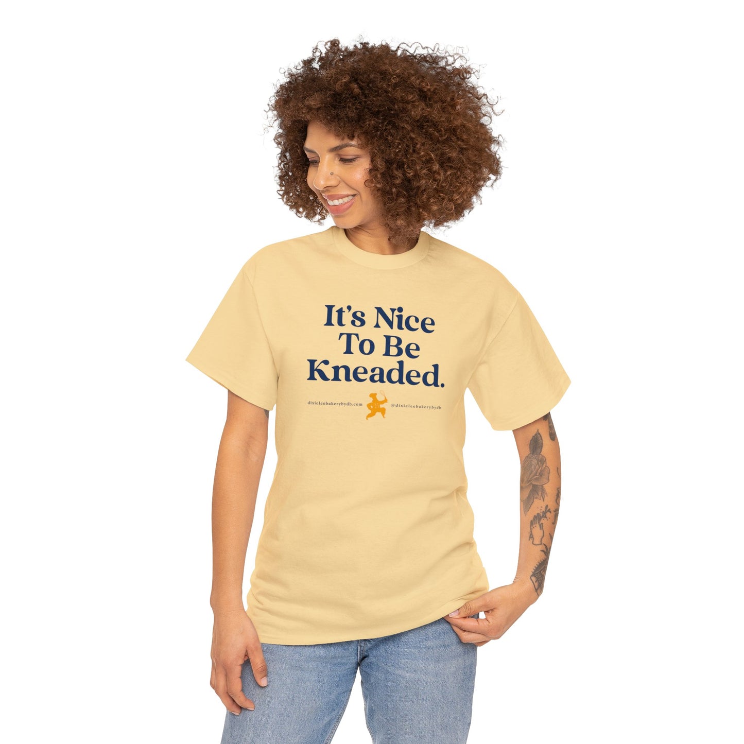 Oh So Nice to be "Kneaded" -- Isn't it? Unisex Heavy Cotton Tee