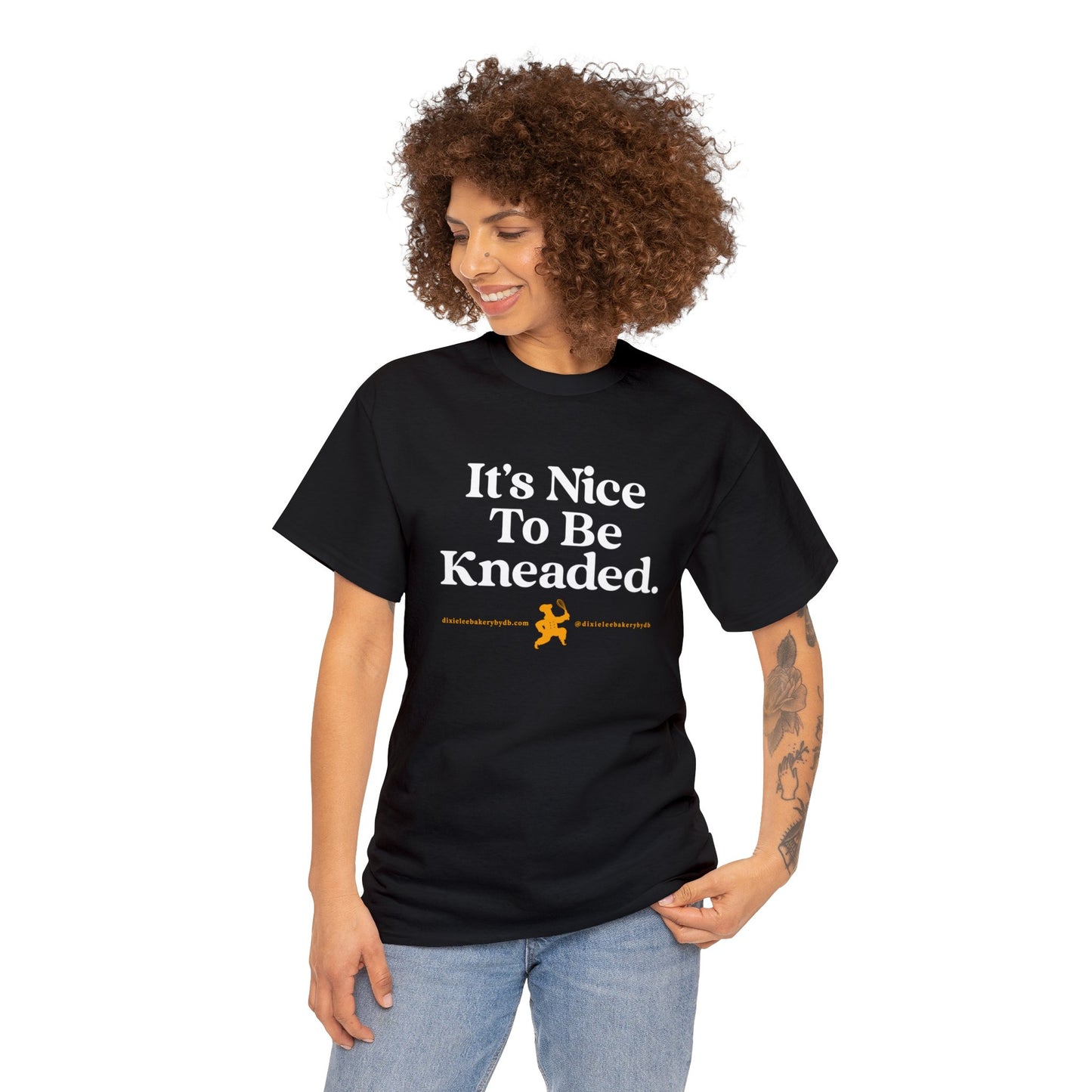 It's Nice to be "Kneaded" -- Chef David Burke Unisex Heavy Cotton Tee