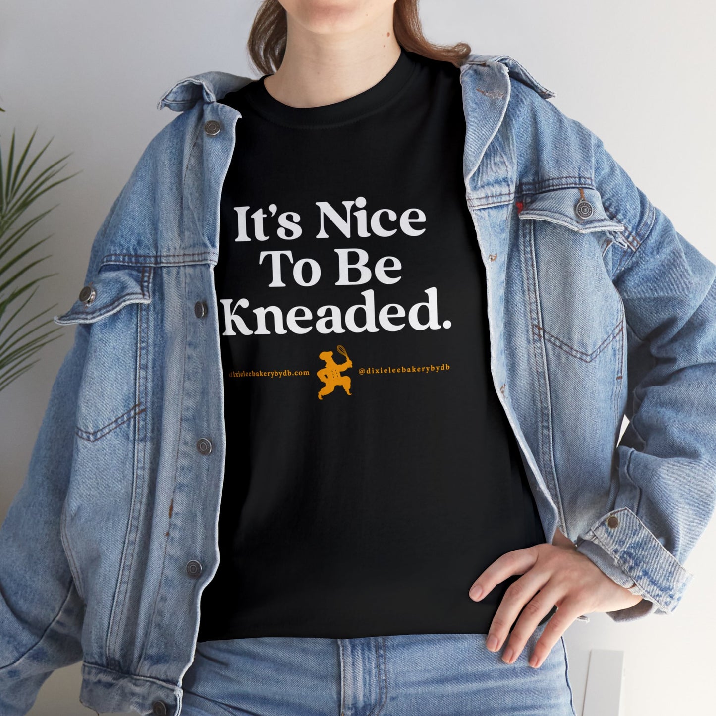It's Nice to be "Kneaded" -- Chef David Burke Unisex Heavy Cotton Tee