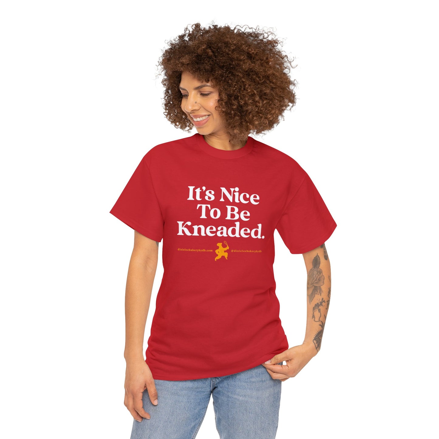 It's Nice to be "Kneaded" -- Chef David Burke Unisex Heavy Cotton Tee