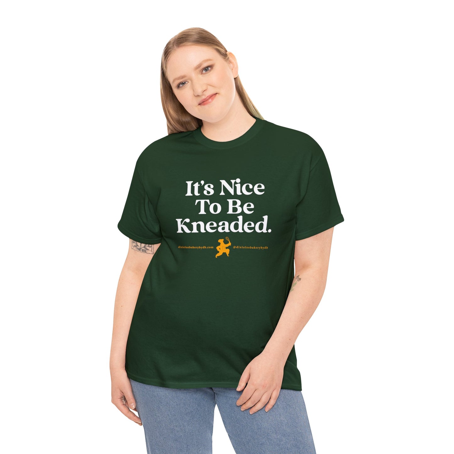 It's Nice to be "Kneaded" -- Chef David Burke Unisex Heavy Cotton Tee