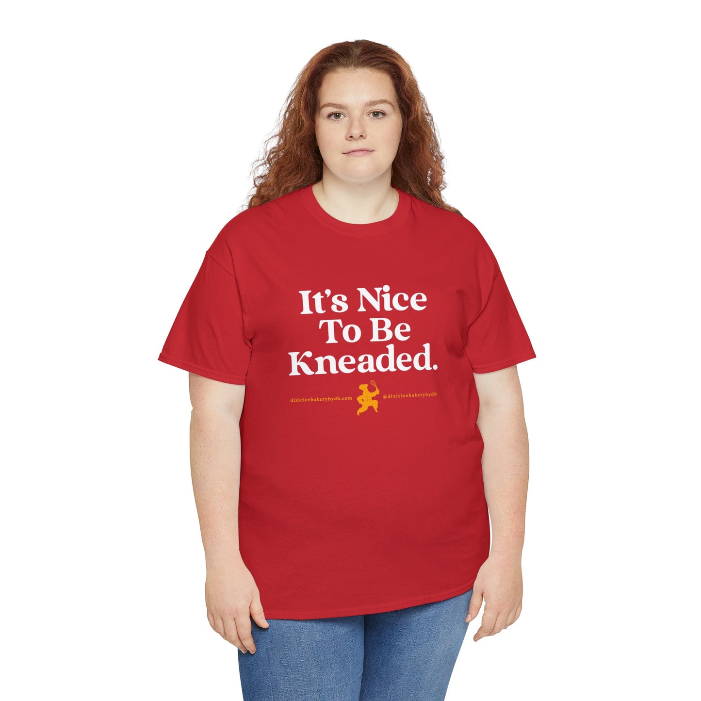 It's Nice to be "Kneaded" -- Chef David Burke Unisex Heavy Cotton Tee