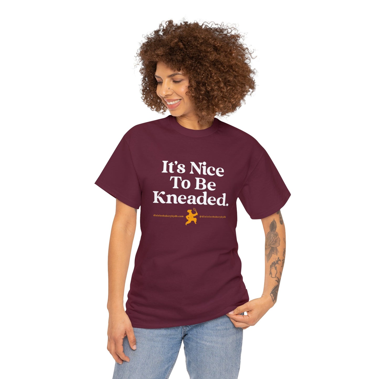 It's Nice to be "Kneaded" -- Chef David Burke Unisex Heavy Cotton Tee