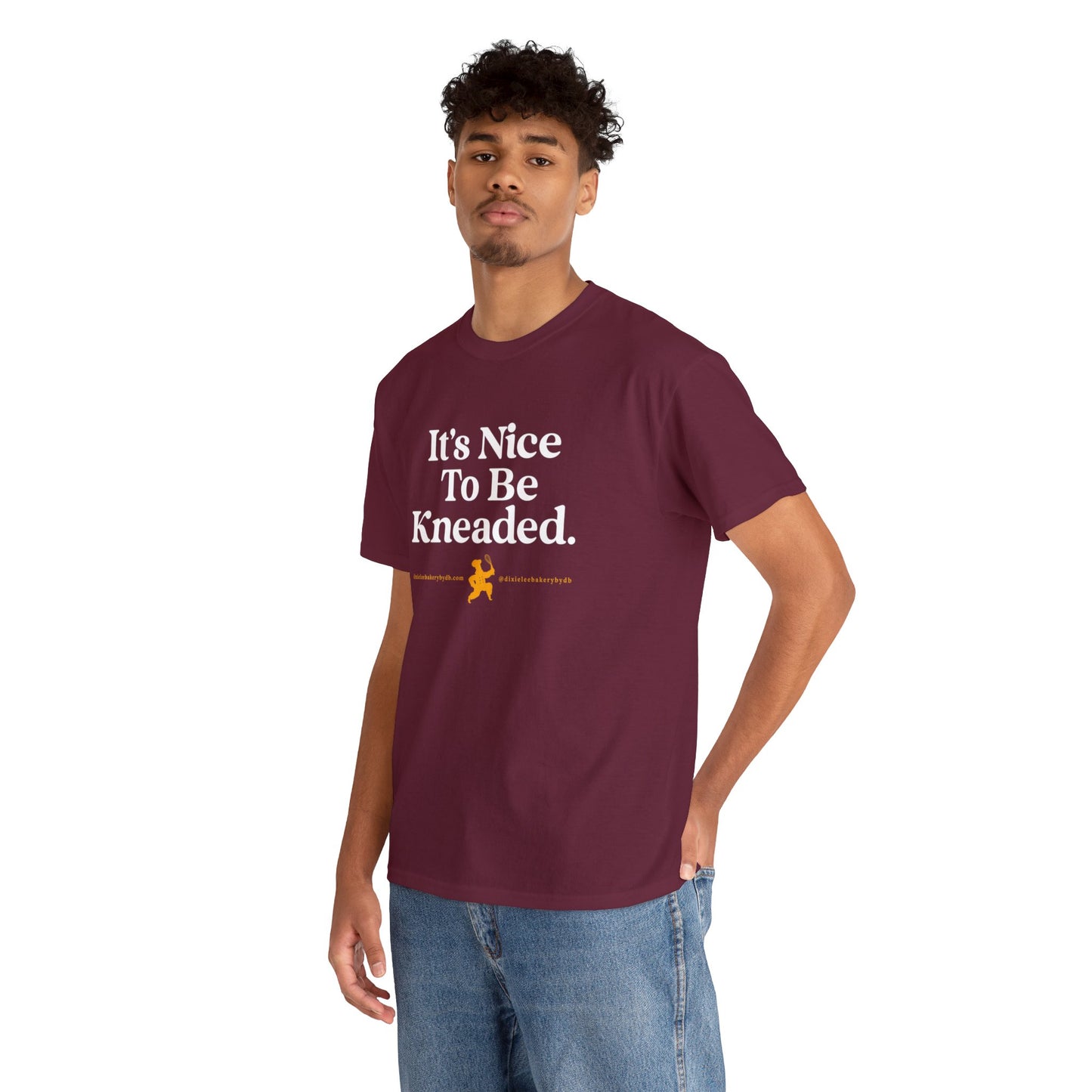 It's Nice to be "Kneaded" -- Chef David Burke Unisex Heavy Cotton Tee