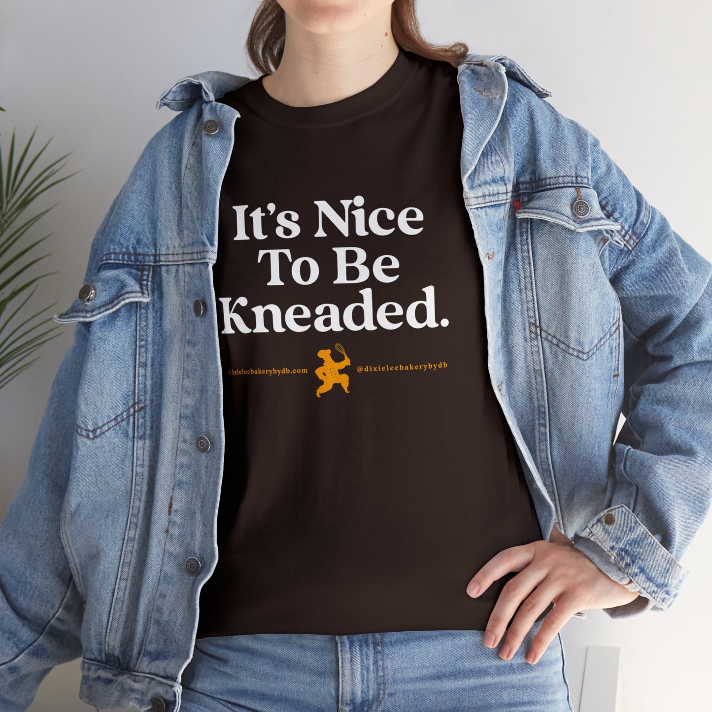 It's Nice to be "Kneaded" -- Chef David Burke Unisex Heavy Cotton Tee