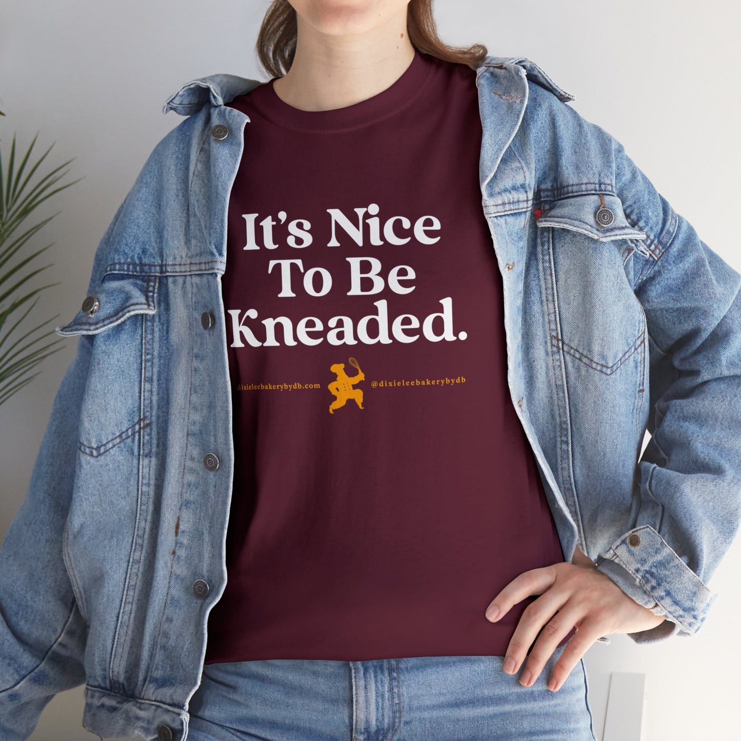It's Nice to be "Kneaded" -- Chef David Burke Unisex Heavy Cotton Tee