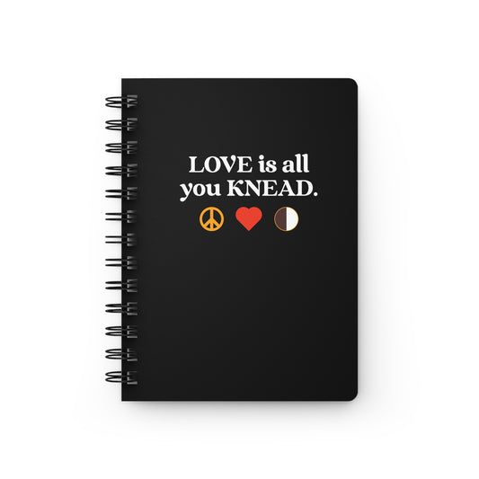 Chef David Burke "Love is all you Knead" Splashproof Spiral Bound Journal