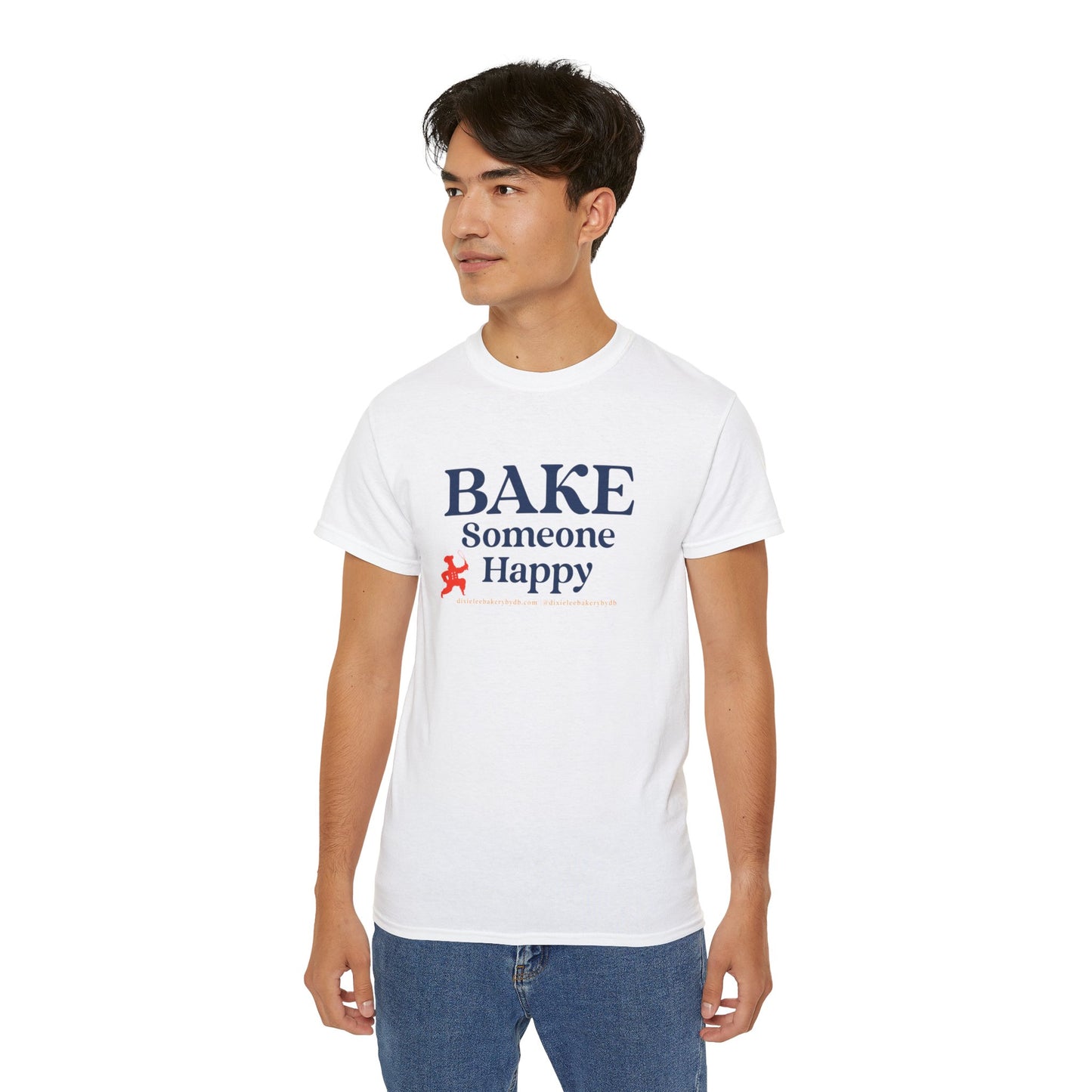 "BAKE Someone Happy" Unisex Ultra Cotton Tee