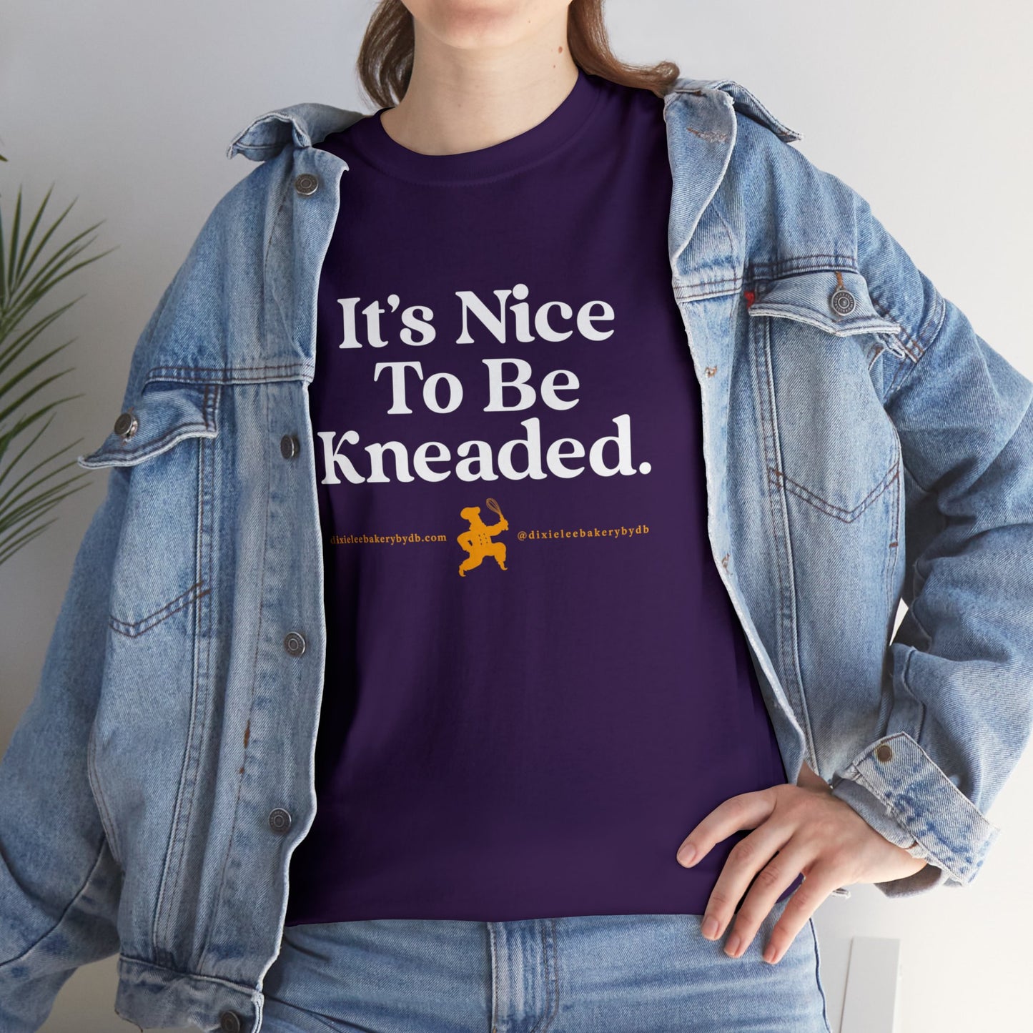 It's Nice to be "Kneaded" -- Chef David Burke Unisex Heavy Cotton Tee