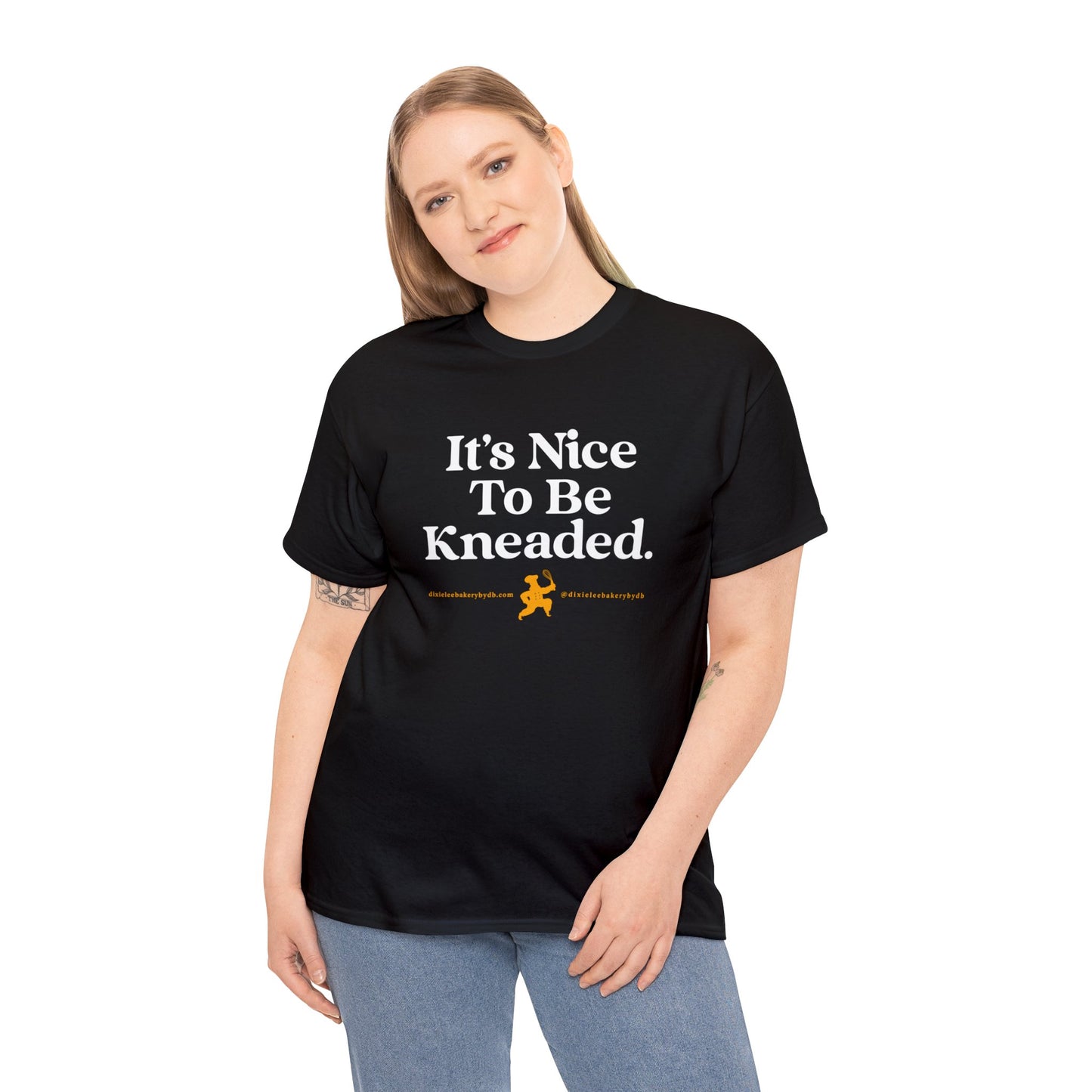 It's Nice to be "Kneaded" -- Chef David Burke Unisex Heavy Cotton Tee