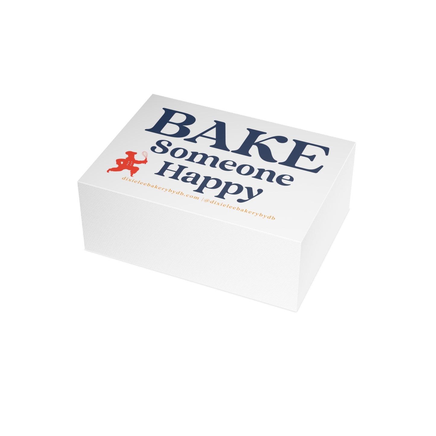 Chef David Burke "Bake Someone Happy" Postcard or Recipe Card Set