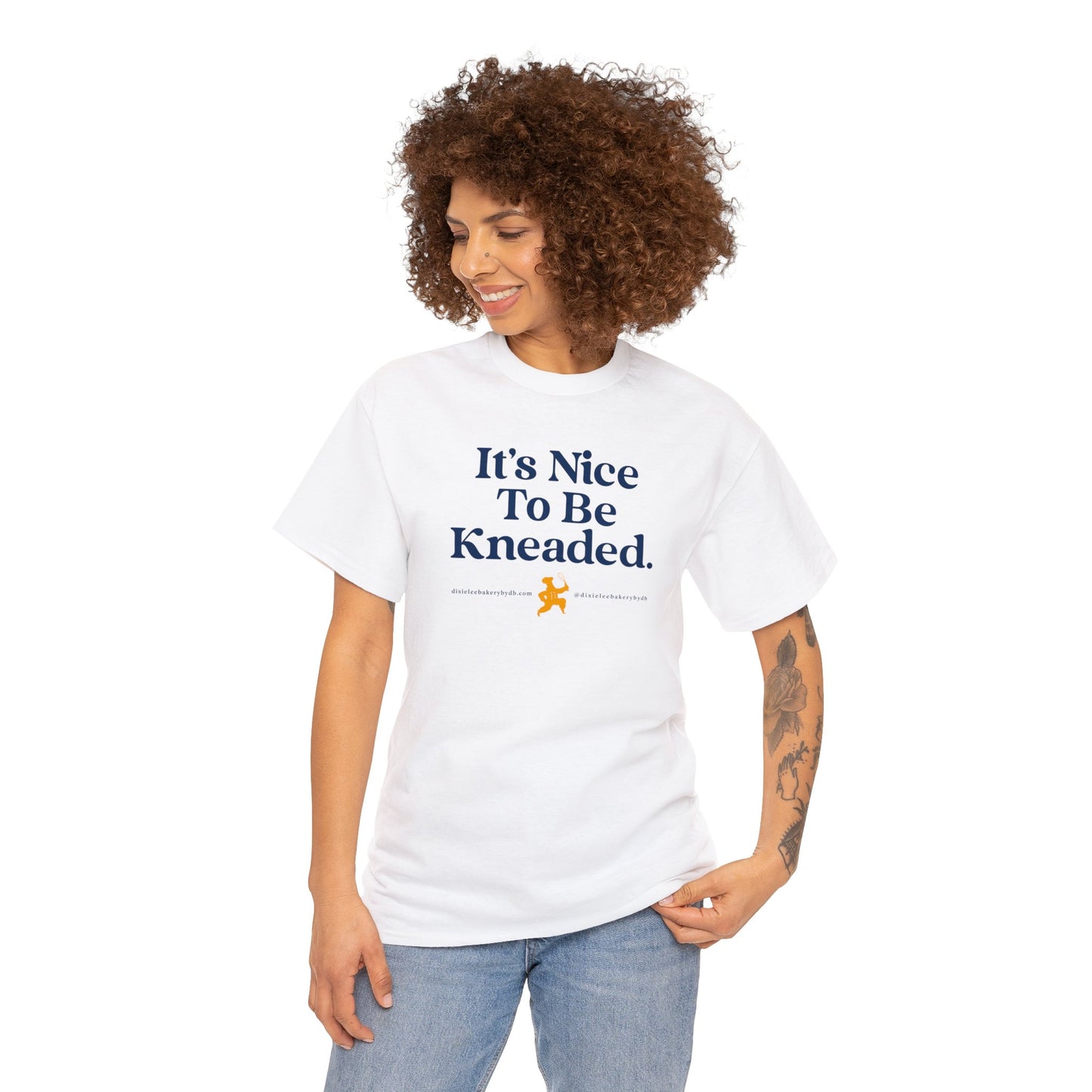 Oh So Nice to be "Kneaded" -- Isn't it? Unisex Heavy Cotton Tee