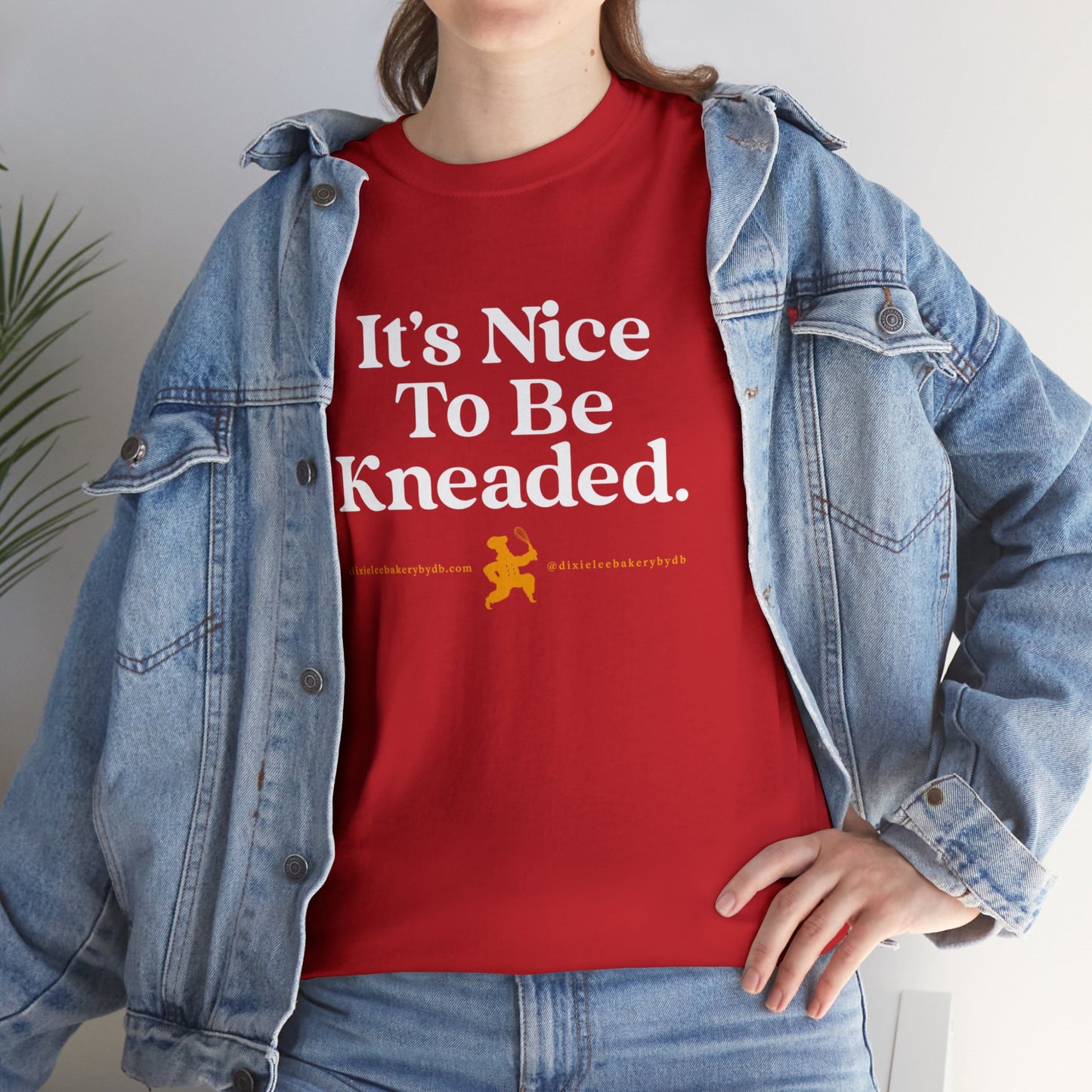 It's Nice to be "Kneaded" -- Chef David Burke Unisex Heavy Cotton Tee