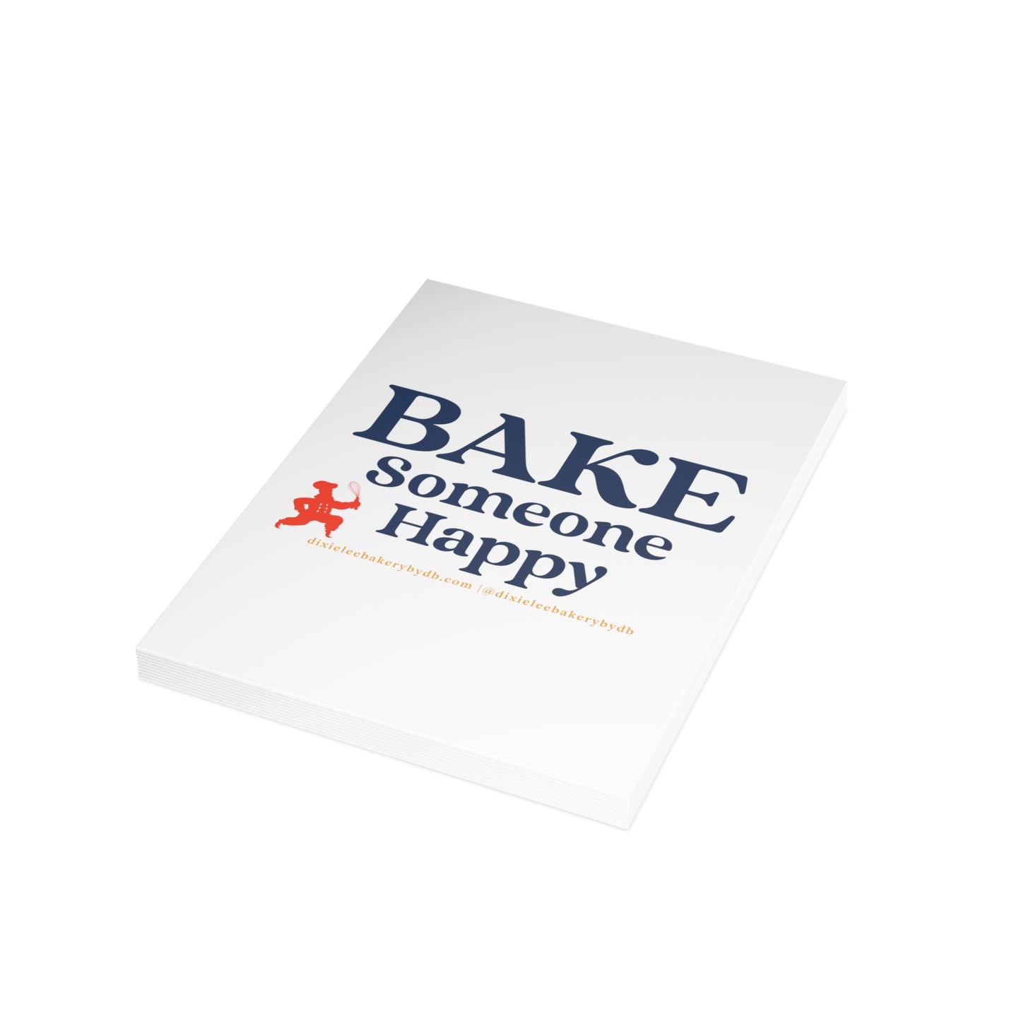 Chef David Burke "Bake Someone Happy" Postcard or Recipe Card Set