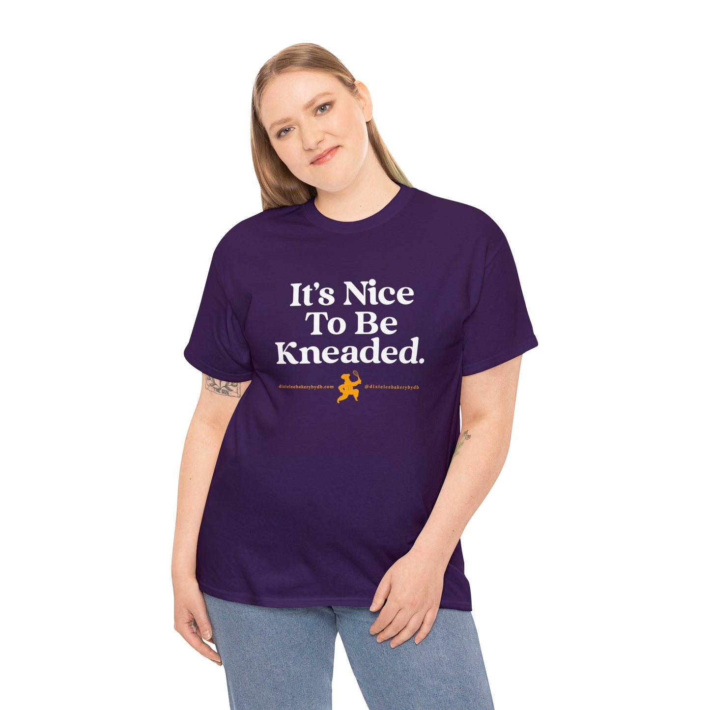 It's Nice to be "Kneaded" -- Chef David Burke Unisex Heavy Cotton Tee