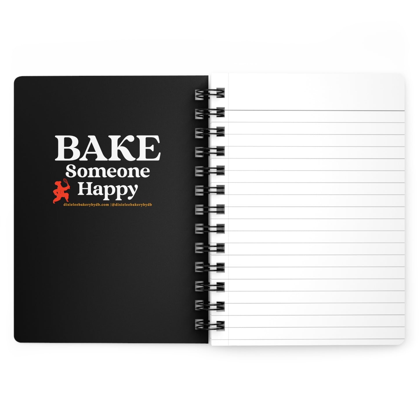 "Bake Someone Happy" Splashproof Notebook