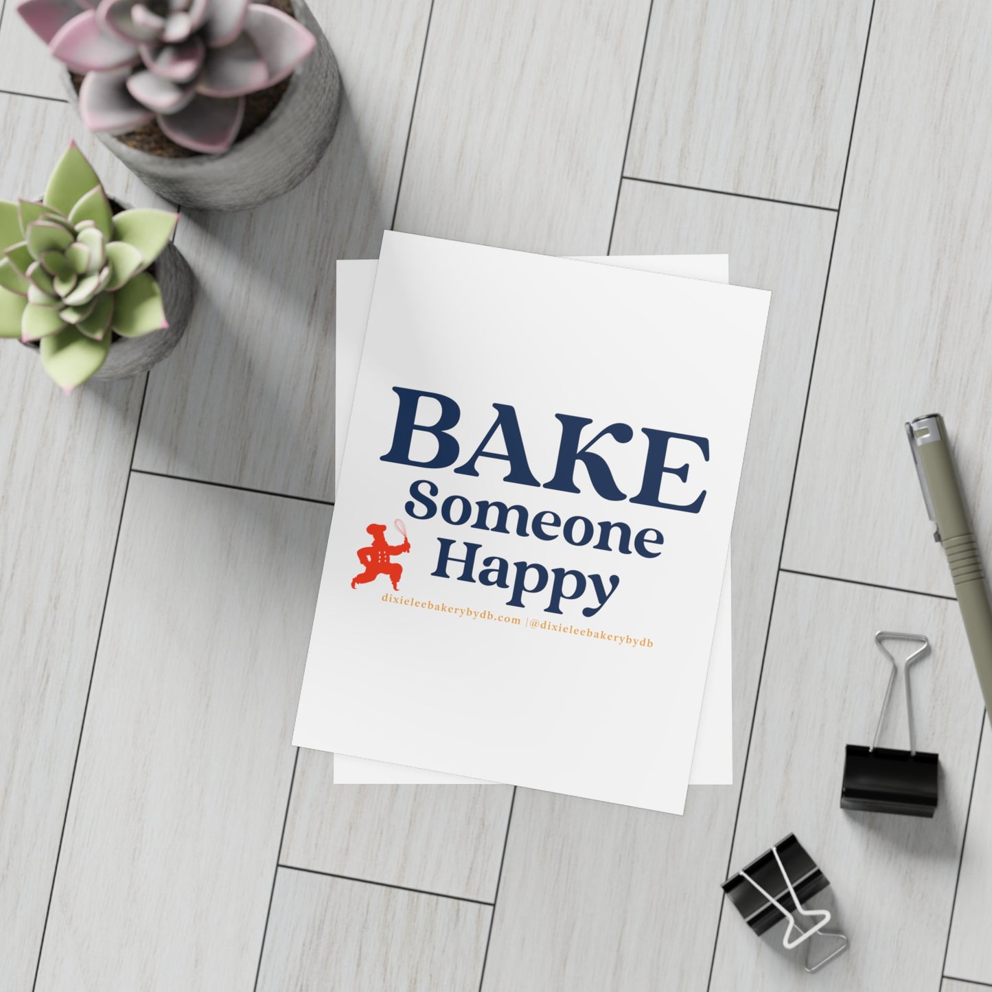 Chef David Burke "Bake Someone Happy" Postcard or Recipe Card Set