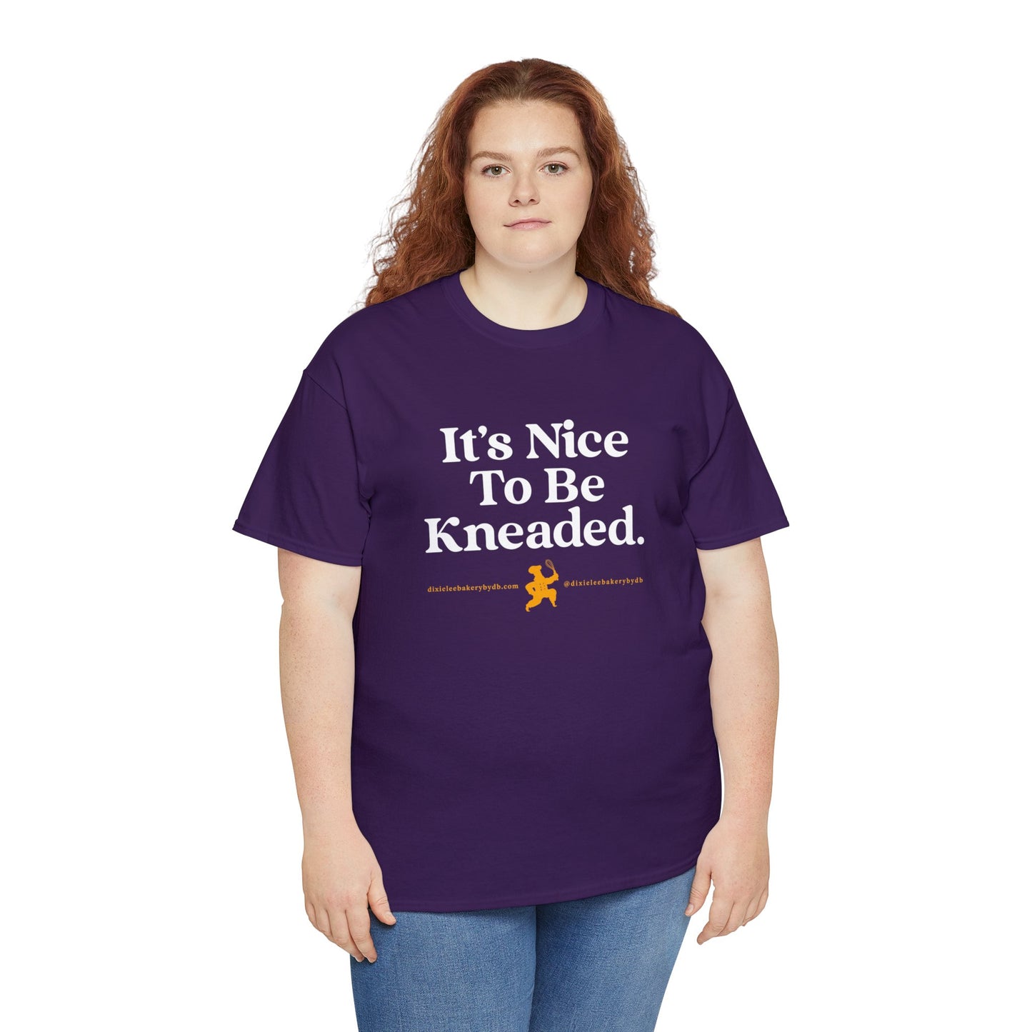 It's Nice to be "Kneaded" -- Chef David Burke Unisex Heavy Cotton Tee