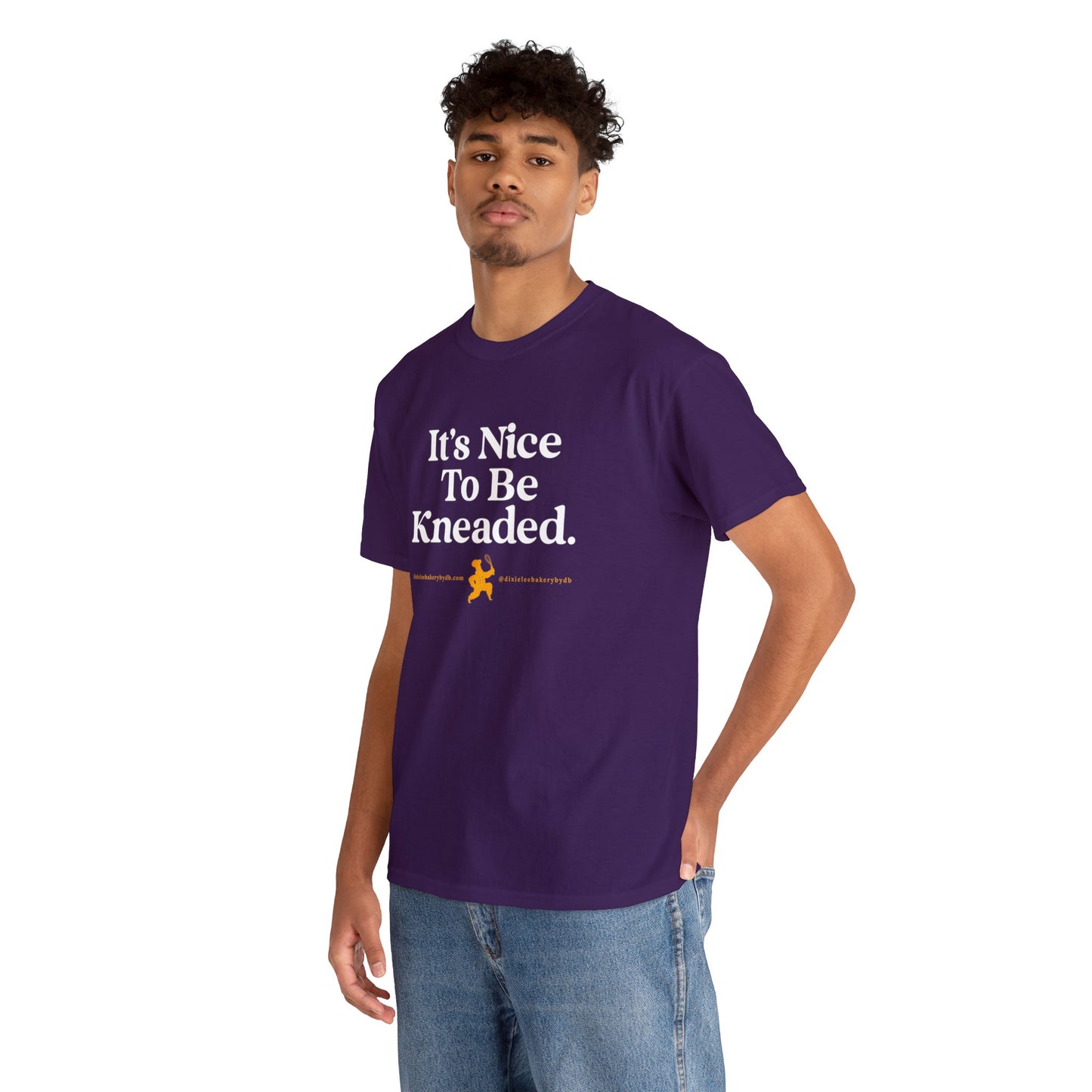 It's Nice to be "Kneaded" -- Chef David Burke Unisex Heavy Cotton Tee