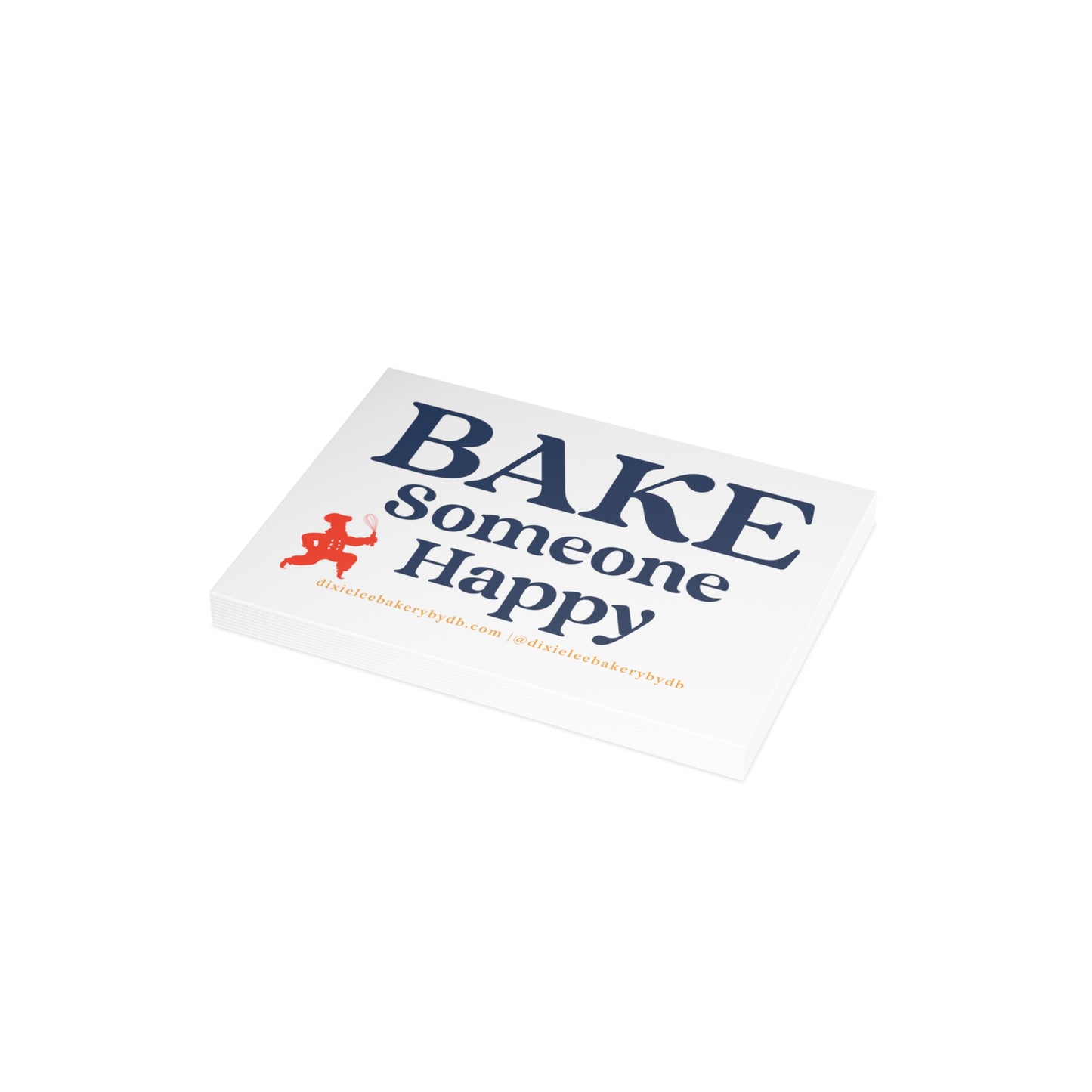 Chef David Burke "Bake Someone Happy" Postcard or Recipe Card Set