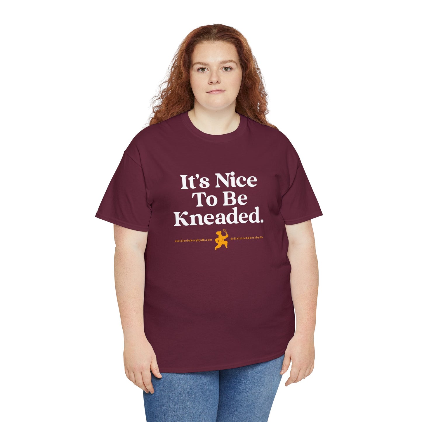 It's Nice to be "Kneaded" -- Chef David Burke Unisex Heavy Cotton Tee