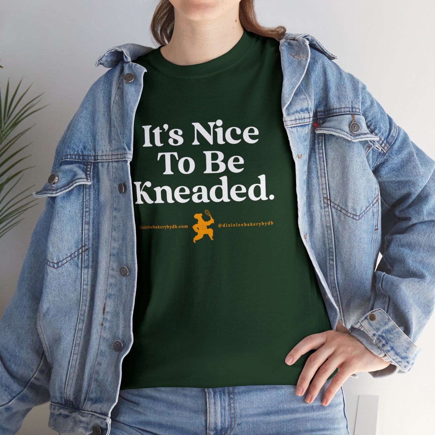 It's Nice to be "Kneaded" -- Chef David Burke Unisex Heavy Cotton Tee