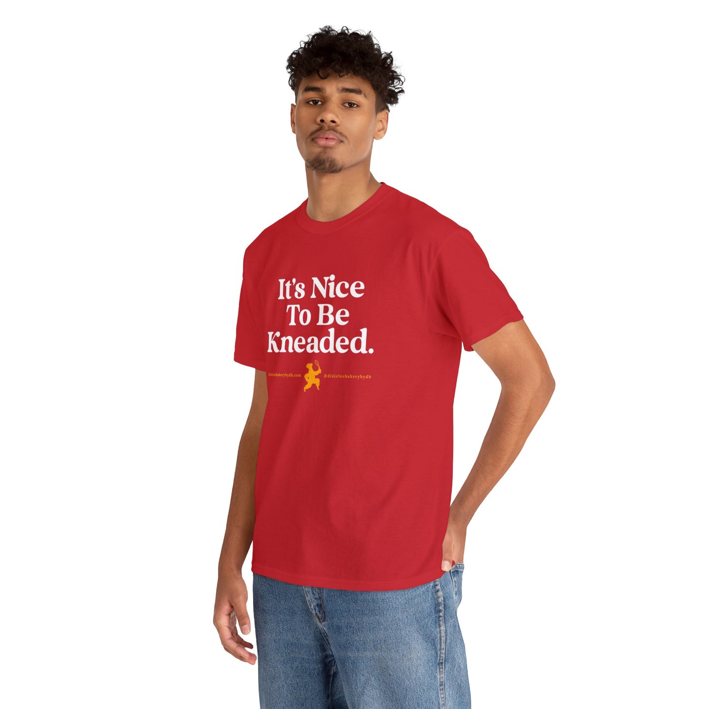 It's Nice to be "Kneaded" -- Chef David Burke Unisex Heavy Cotton Tee