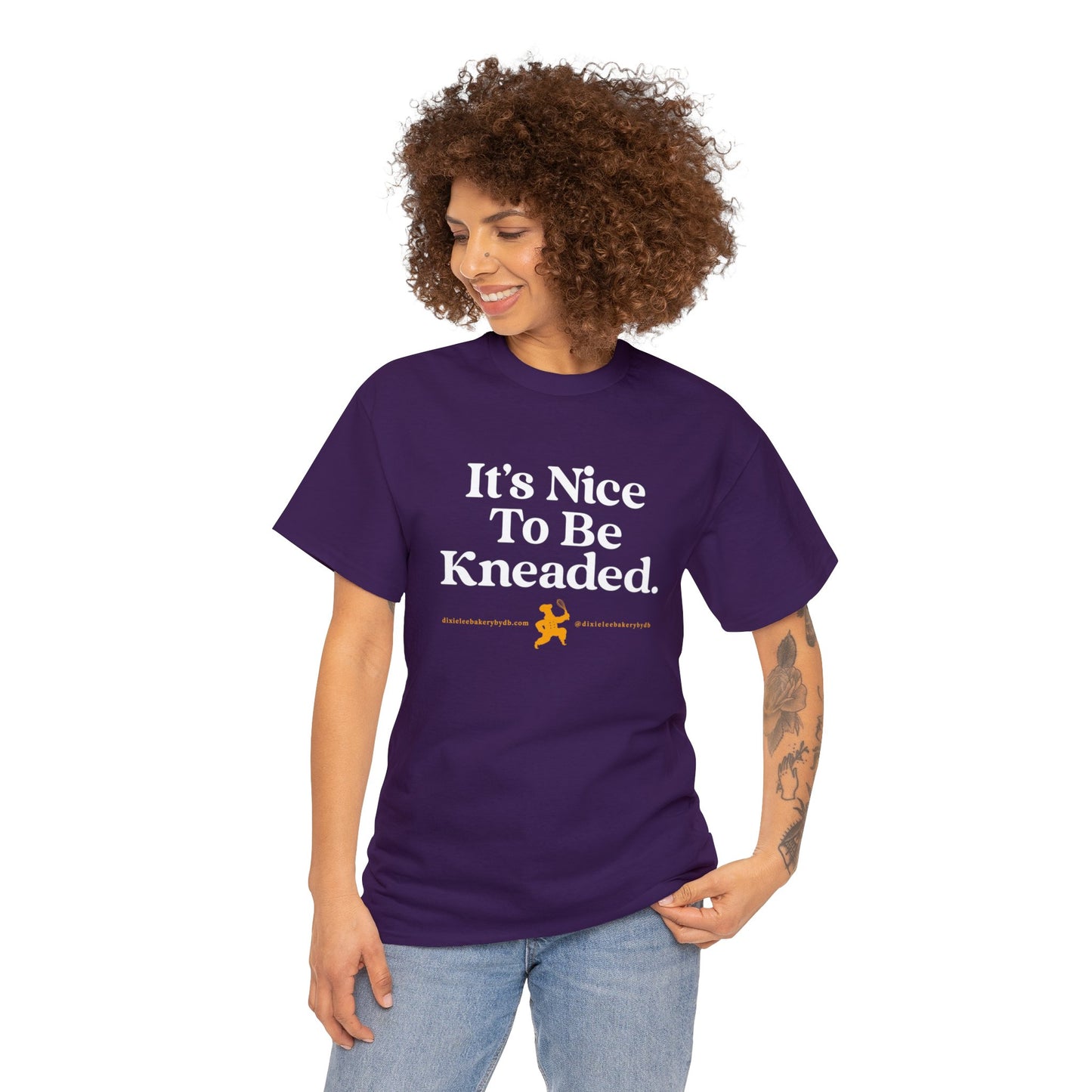 It's Nice to be "Kneaded" -- Chef David Burke Unisex Heavy Cotton Tee