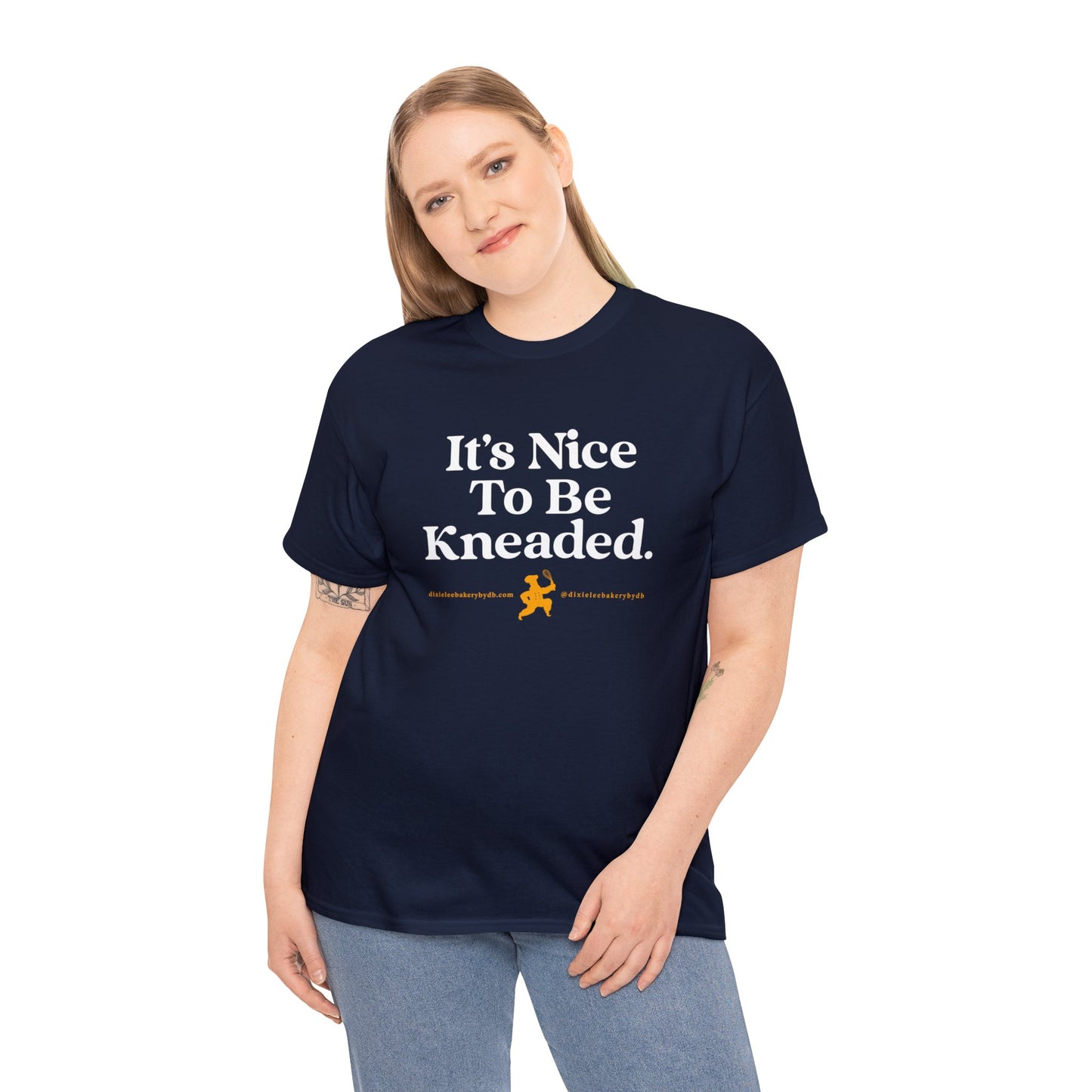 It's Nice to be "Kneaded" -- Chef David Burke Unisex Heavy Cotton Tee