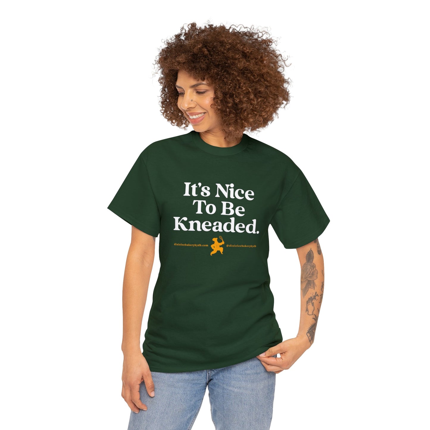 It's Nice to be "Kneaded" -- Chef David Burke Unisex Heavy Cotton Tee