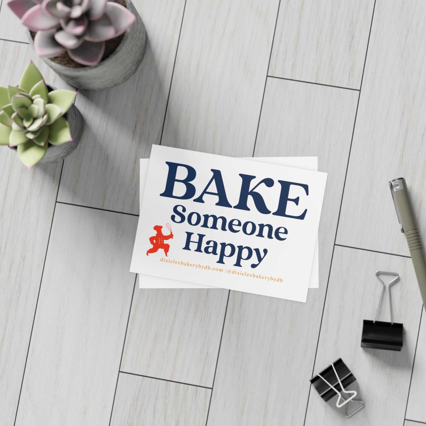 Chef David Burke "Bake Someone Happy" Postcard or Recipe Card Set