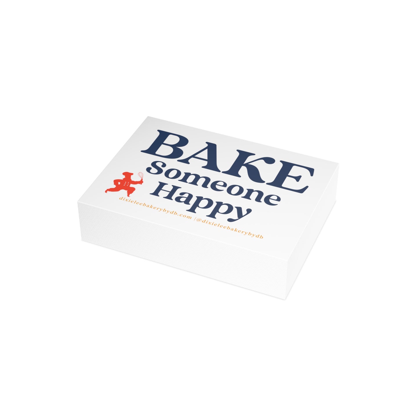 Chef David Burke "Bake Someone Happy" Postcard or Recipe Card Set