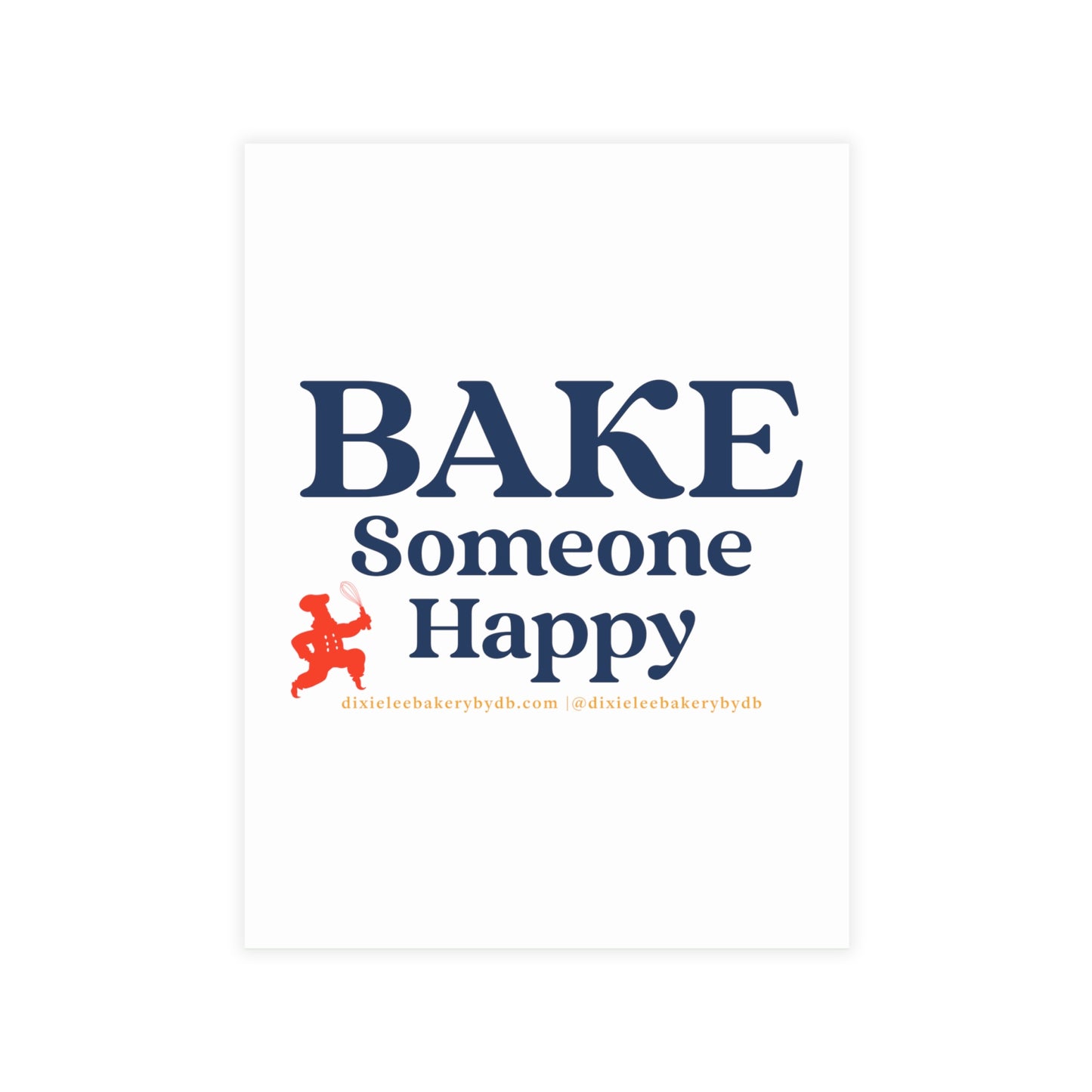 Chef David Burke "Bake Someone Happy" Postcard or Recipe Card Set